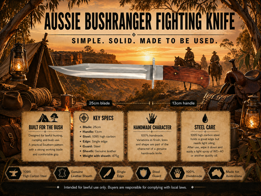 Aussie Bushranger Heritage Bowie