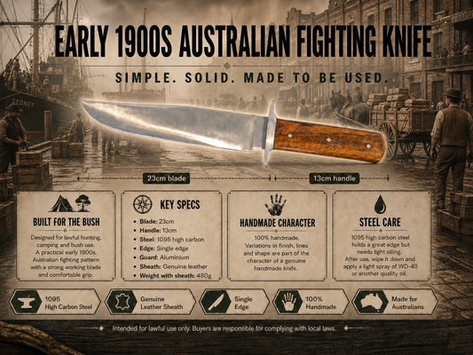 Early 1900s Australian Hunting Knife