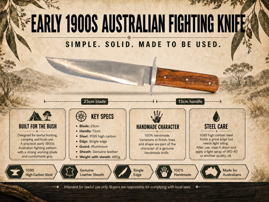 Early 1900s Australian Hunting Knife