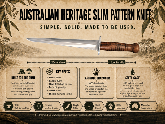 Australian Heritage Slim Pattern Knife
