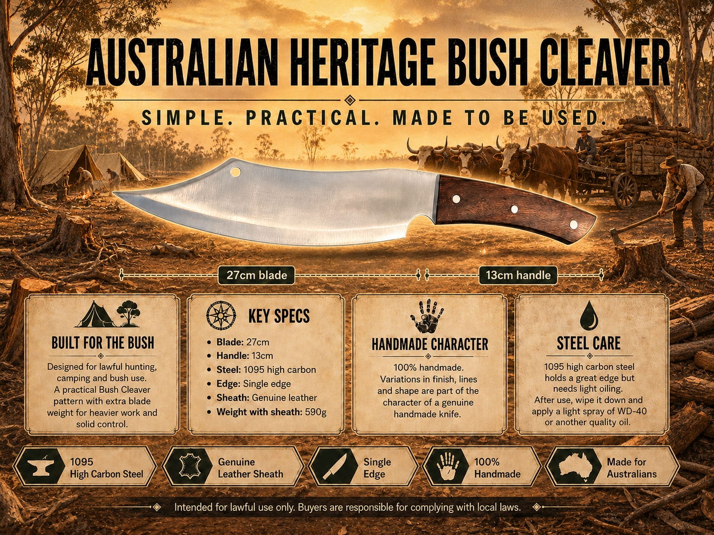 Australian Heritage Bush Cleaver
