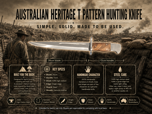 Australian WW1 Trench Pattern Hunting Knife