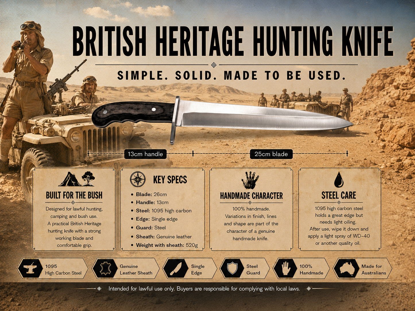 British Special Forces Hunting Knife