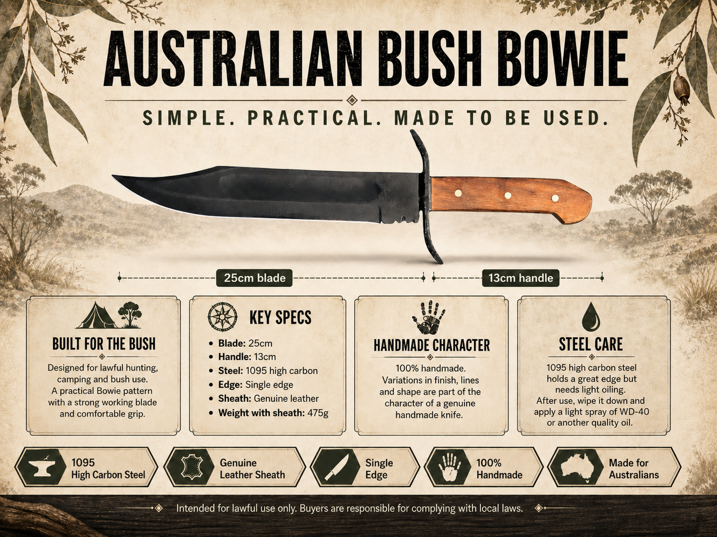 Australian Bush Bowie